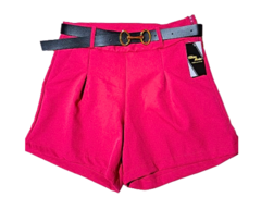 Short Alfaiataria com cinto