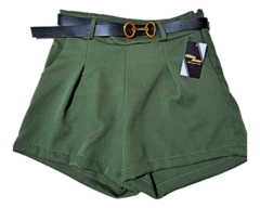 Short Alfaiataria com cinto M