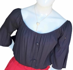 Blusa de manga 3/4