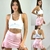 FALDA ESTAMPADA CON CALZA en internet