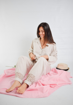PANTALÓN DE LINO HALCÓN - comprar online