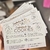 Tarjetas de Cookies