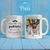 Caneca cerâmica branca Dia dos pais - Lis personalizados