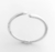 Pulseira Bracelete lisa gotas nas pontas