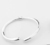 Pulseira Bracelete lisa gotas nas pontas - Neiva Esmeralda