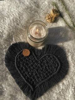 Posavasos corazón - Rochi Arte y Deco