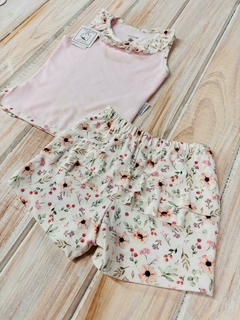conjunto remera y short ALGODON PIMA PERUANO - Per Bimbi