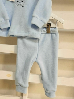 conjunto polar bordado oso celeste en internet