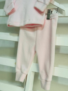 conjunto polar bordado oso rosa - Per Bimbi