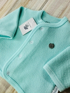 conjunto verde agua de campera y pantalon - comprar online