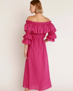 Vestido ciganinha babados - comprar online