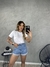 T-SHIRT BOLSO BRILHO