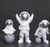 Imagem do Astronauta Figura Estátua para Crianças, Escultura Spaceman, Brinquedo Educati
