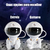 Projetor de Estrelas e Galáxia LED - Lâmpada Noturna Astronauta - comprar online