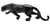 Pantera Negra Fosco Estatua Decoraçao Leopardo animal resina para a decoração - loja online