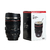Caneca Lente de Câmera Fotográfica Aço Inoxidável - Branco e Preto