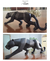 Pantera Negra Fosco Estatua Decoraçao Leopardo animal resina para a decoração