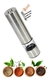 Moedor De Sal E Pimenta Inox Com Botão Elétrico - Wincy