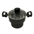 Cuscuzeiro Enjoy Antiaderente 14cm Com Tampa de Vidro - Cinza - Magic Haus
