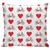 Kit 4 Capas de Almofadas Vermelho Gratidão 45x45cm c/Zíper na internet