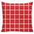Kit 4 Capas de Almofadas Vermelho Gratidão 45x45cm c/Zíper - Magic Haus