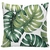 Kit 4 Capas de Almofadas Folhas Verdes 45x45cm c/Zíper - Magic Haus