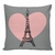 Kit 4 Capas de Almofadas Rosa Paris 45x45cm c/Zíper