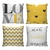 Kit 4 Capas de Almofadas Decorativas 45x45cm c/Zíper