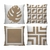 Imagem do Kit 4 Capas de Almofadas Decorativas 45x45cm c/Zíper 27006