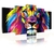 Quadro Leão Cores - comprar online
