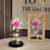 LED Light Flor em Tampa De Vidro, Eterna Rosa, Presente Do Dia Dos Namorado - loja online