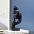 Imagem do Estatueta do Silêncio Dourado - Decoração Residencial