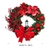 Guirlanda de Natal com Arco de Luz, Bolas, Flores Vermelhas - Decorações Natal na internet