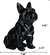 Estátua de cachorro buldogue francês nórdico, decoração para casa - Magic Haus