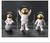 Astronauta Figura Estátua para Crianças, Escultura Spaceman, Brinquedo Educati - Magic Haus