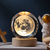 Luminária de Mesa de Cristal em Formato de Bola USB LED 3D: Lua, Planetas e Gal - comprar online
