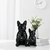 Imagem do Estátua de cachorro buldogue francês nórdico, decoração para casa