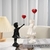 Estátua de Menina Balão Vermelho Voador - Escultura para Decoração na internet