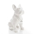 Estátua de cachorro buldogue francês nórdico, decoração para casa