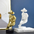 Estatueta do Silêncio Dourado - Decoração Residencial na internet