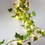 Planta Cordão Hera Folha Planta Artificial + 2 Luz Led Fio Fixo Decoração para Casa, Árvore de Natal, Árvore de Natal - Magic Haus