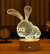Lâmpada LED 3D de Amor Romântico para Casa e Decoração - Luz Noturna Infantil e Candeeiro de Mesa - comprar online
