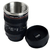 Caneca Lente de Câmera Fotográfica Aço Inoxidável - Branco e Preto - comprar online