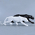 Pantera Negra Fosco Estatua Decoraçao Leopardo animal resina para a decoração - loja online