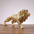 Leão Dourado Decoração Golden Lion King Home Office e Desktop Decoração
