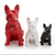 Estátua de cachorro buldogue francês nórdico, decoração para casa - comprar online