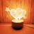 Lâmpada LED 3D de Amor Romântico para Casa e Decoração - Luz Noturna Infantil e Candeeiro de Mesa - loja online