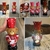 Urso Marrom Baterista com Luzes em Resina - Decoração