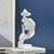 Estatueta do Silêncio Dourado - Decoração Residencial - loja online