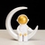 Imagem do Astronauta Figura Estátua para Crianças, Escultura Spaceman, Brinquedo Educati